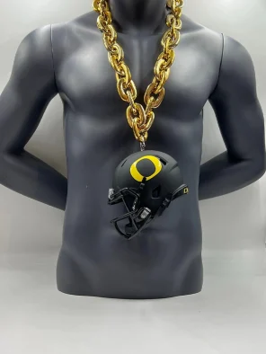 Oregon Ducks Black Helmet Chain