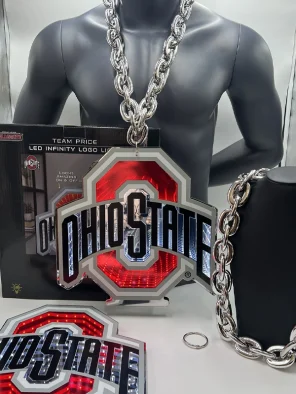 1,000 word product description for "Ohio State Buckeyes LED Neon Light Chain"