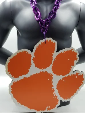 Clemson Tigers Big Foam Purple Chain