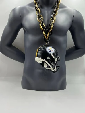 Pittsburgh Steelers Helmet Multi-Color Chain