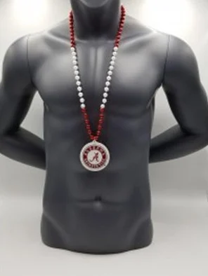 Alabama Crimson Tide Medallion On Bead