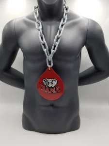 Alabama Crimson Tide Sports White Chain