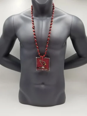 Arizona Cardinals Magnet Medallion On Red Bead