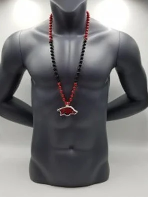 Arkansas Razorbacks Medallion On Bead
