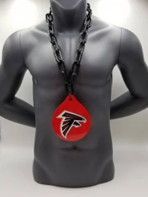 Atlanta Falcons Sports Black Chain