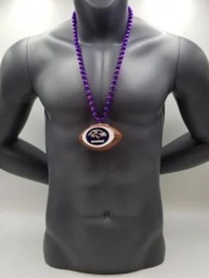 Baltimore Ravens Football On Bead