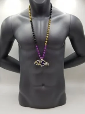 Baltimore Ravens Medallion On Bead