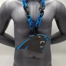Carolina Panthers Foam Multi-Color Chain
