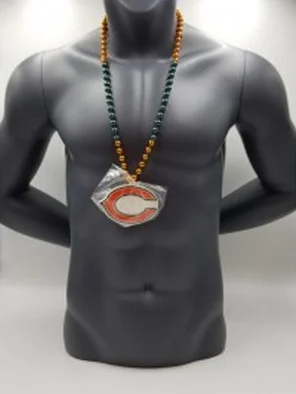 Chicago Bears Big Medallion On Bead