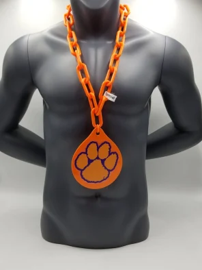 Clemson Tigers Sports Orange Chain