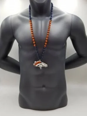 Denver Broncos Medallion On Bead