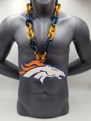 Denver Broncos Multi-Color Foam Chain