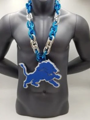 Detroit Lions Foam Multi-Color Chain