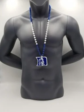 Duke Blue Devils Medallion On Bead