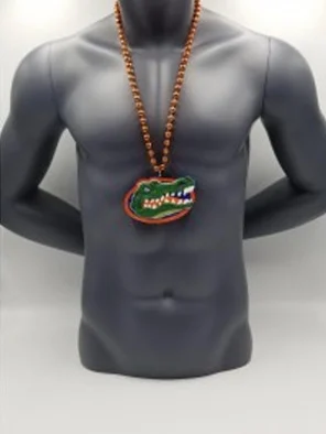 Florida Gators Double-Sided Medallion On Bead