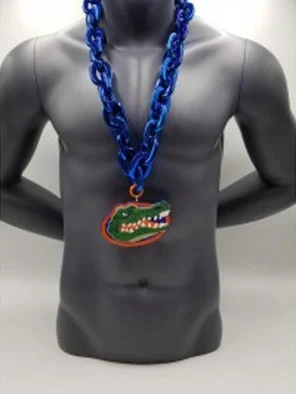 Florida Gators Double-Sided Medallion Blue Chain