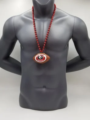 Georgia Bulldogs Football On Bead