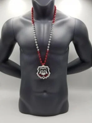 Georgia Bulldogs Medallion On Bead