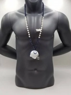 Indianapolis Colts Mini Helmet On Bead