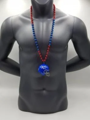 Kansas Jayhawks Mini Helmet On Bead
