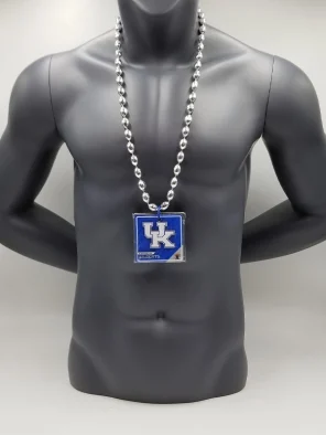 Kentucky Wildcats Magnet Medallion On Silver Bead