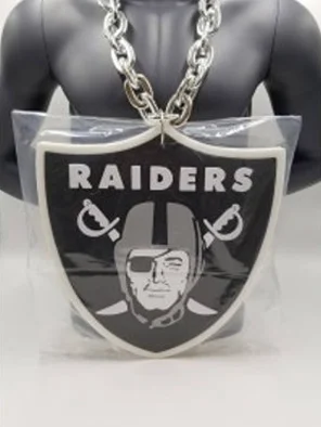 Las Vegas Raiders Big White Foam Chain