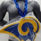 Los Angeles Rams Big Ram Head Foam Chain