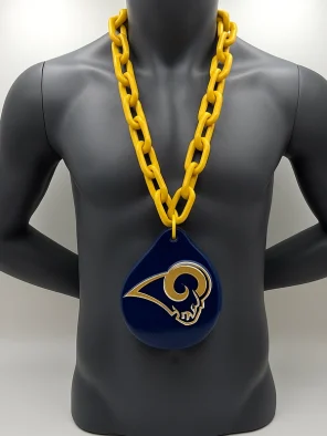 Los Angeles Rams Sports Yellow Chain