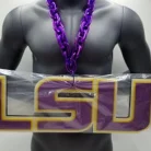 LSU Tigers Big Foam Purple Chain
