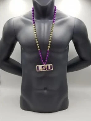 LSU Tigers Medallion On Bead