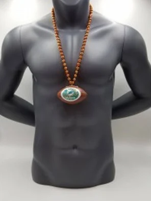 Miami Dolphins Football On Bead
