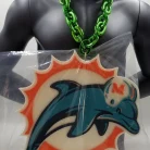 Miami Dolphins Retro Big Foam Chain