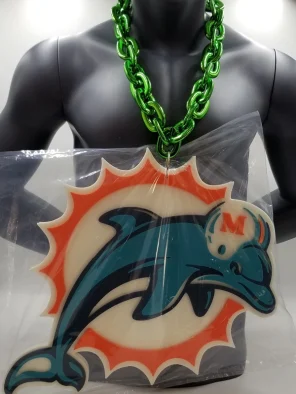 Miami Dolphins Retro Big Foam Chain