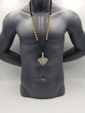 New Orleans Saints Medallion On Bead