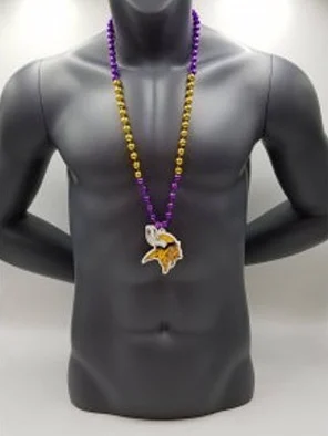 Minnesota Vikings Medallion On Bead