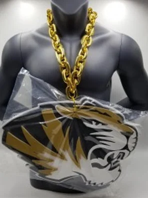 Missouri Tigers Big Foam Gold Chain