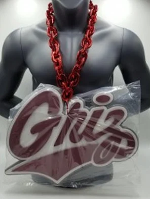 Montana Grizzlies Big Foam Red Chain