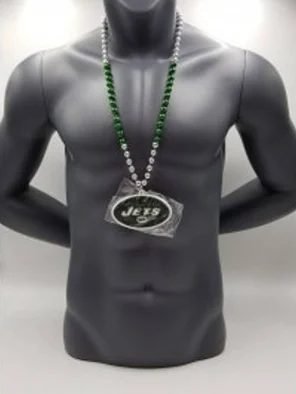 New York Jets Big Medallion On Bead