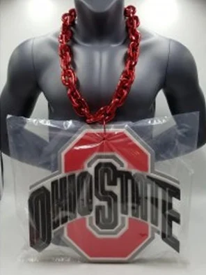 Ohio State Buckeyes Big Foam Red Chain