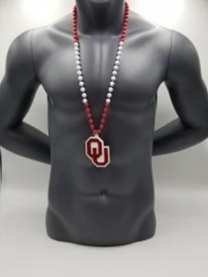 Oklahoma Sooners Medallion On Bead