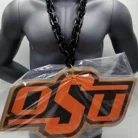 Oklahoma State Big Foam Black Chain
