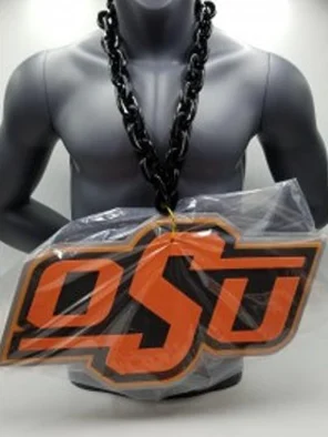 Oklahoma State Big Foam Black Chain