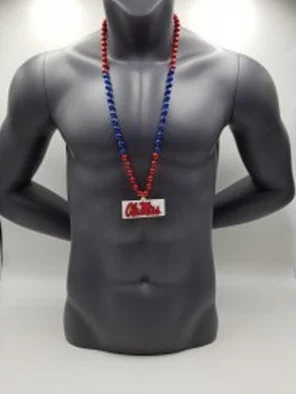 Ole Miss Rebels Medallion On Bead