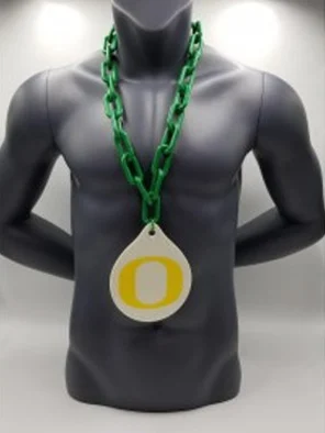 Oregon Ducks Sports Green Chain