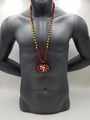 San Francisco 49ers Mini Medallion On Bead