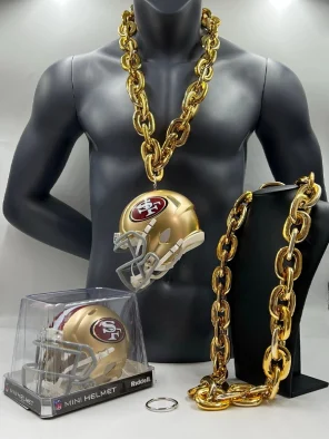San Francisco 49ers Helmet Chain