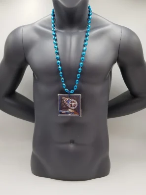 Tennessee Titans Magnet Medallion On Blue Bead