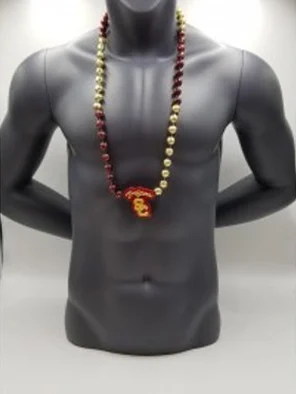 USC Trojans Basketball Medallion On Bead