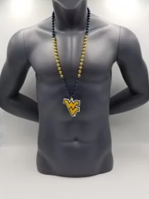 West Virginia Mountaineers Medallion On Bead