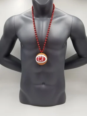 Wisconsin Badgers Basketball On Bead
